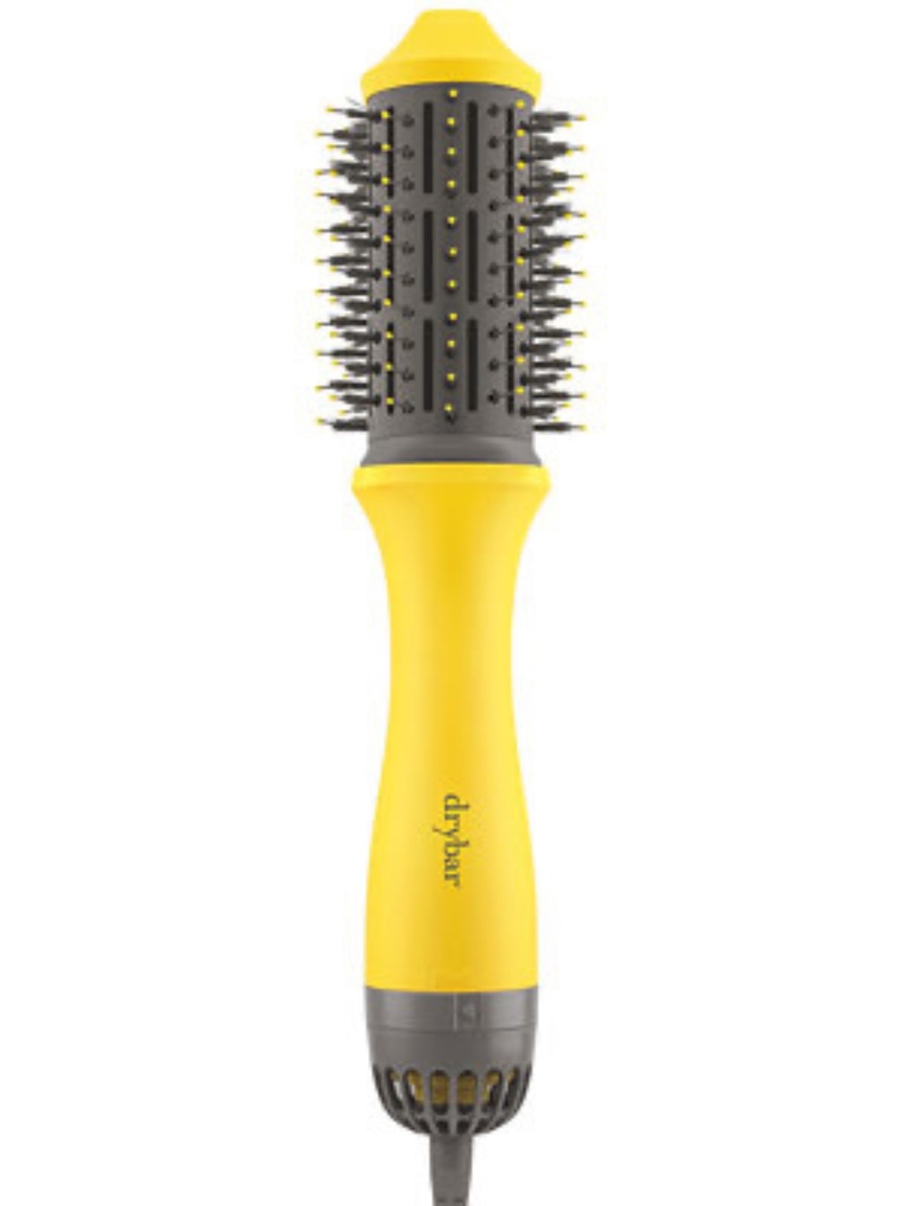 Drybar The Double Shot Oval Blow-Dryer Brush | Yellow Hot Hair Styler Tool EUC